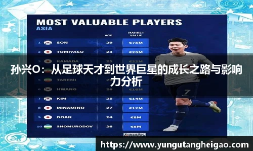 孙兴O：从足球天才到世界巨星的成长之路与影响力分析
